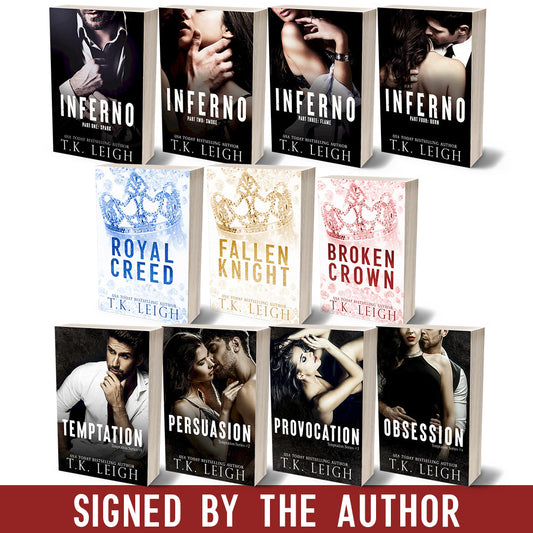 Forbidden Romance Signed Paperback Bundle