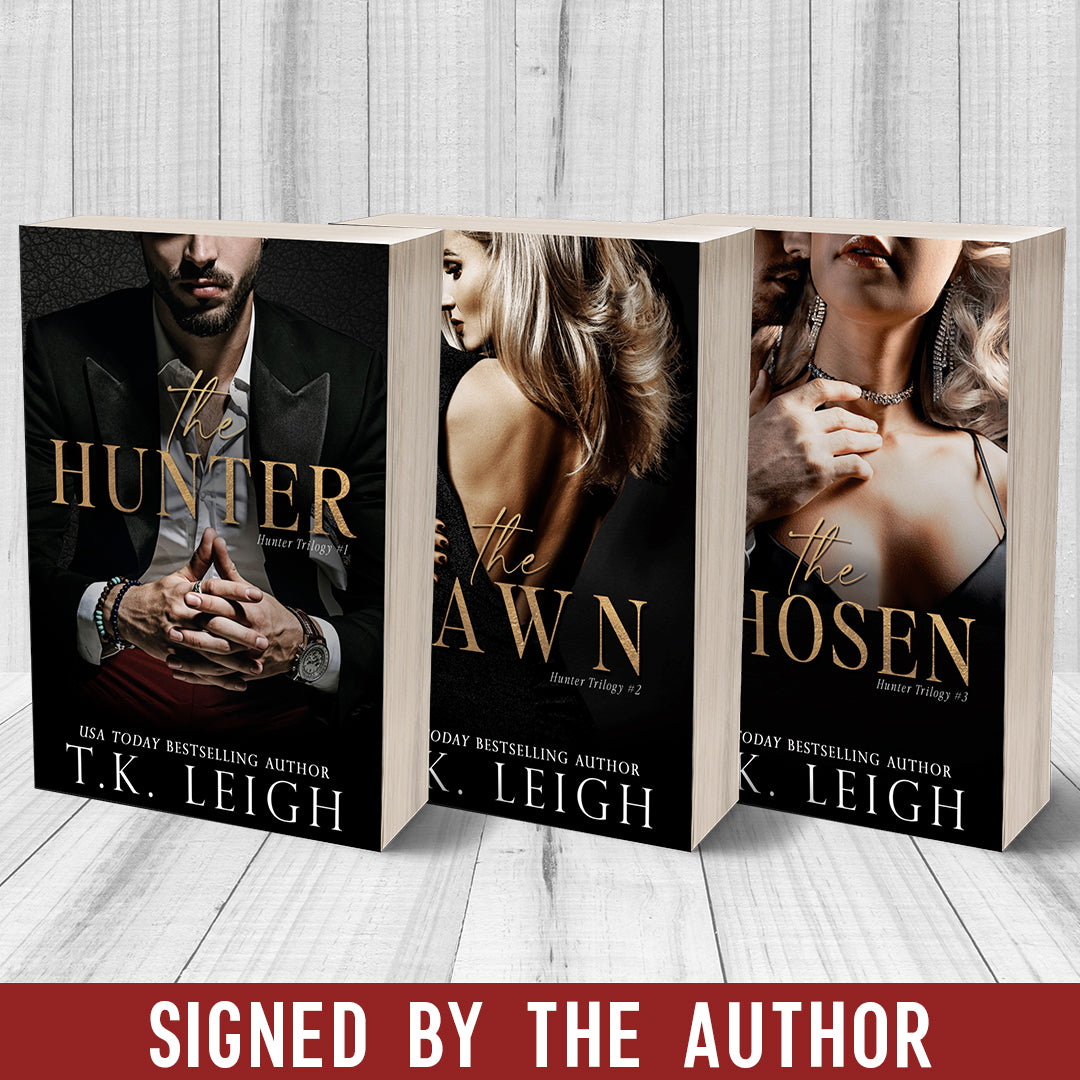 The Hunter Trilogy Signed Paperbacks (Model Cover)