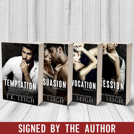 Temptation Series Signed Paperback Bundle