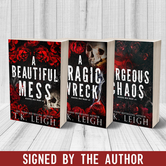 Beautiful Mess Trilogy Signed Discreet Paperbacks