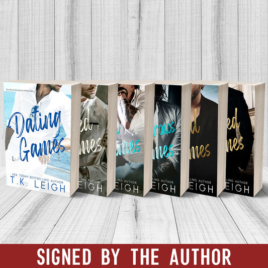 Dating Games Series Signed Paperback Bundle