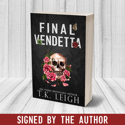 Final Vendetta Signed Discreet Paperback