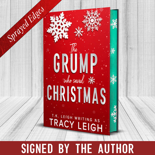 The Grump Who Saved Christmas Special Edition Hardcover with Sprayed Edges