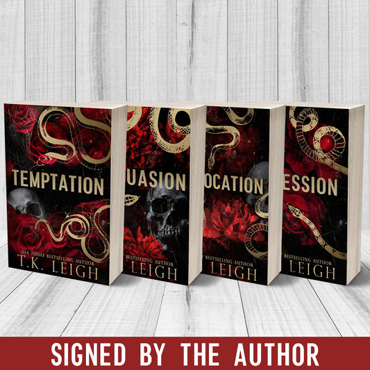 Temptation Series Signed Paperback Bundle (Discreet Cover Edition)