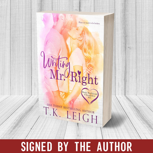 Writing Mr. Right Signed Paperback